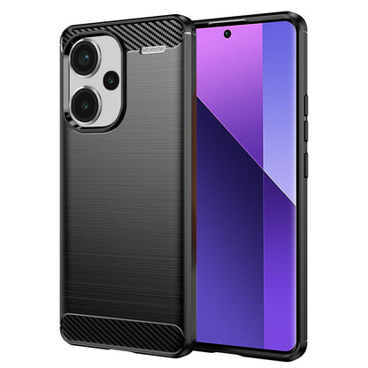Coque pour Xiaomi Redmi Note 13 Pro+, Techsuit, Carbone, Noire