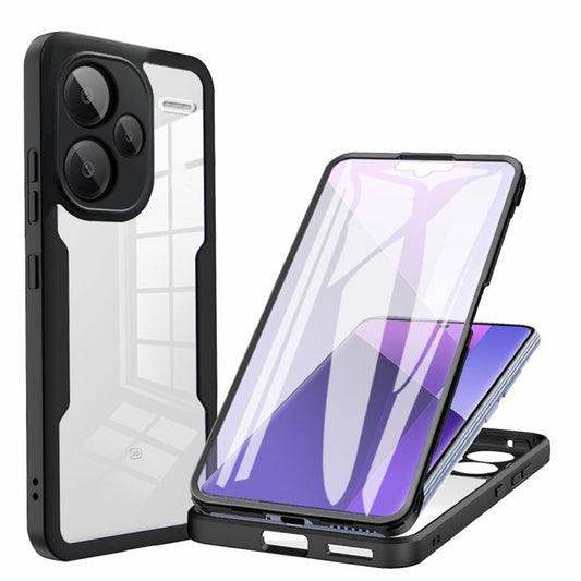 Hülle für Xiaomi Redmi Note 13 Pro+, Techsuit, ColorVerse 360, Schwarz