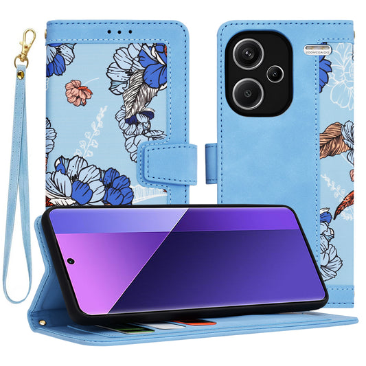 Coque pour Xiaomi Redmi Note 13 Pro+, Techsuit, FlipCraft, Bleu