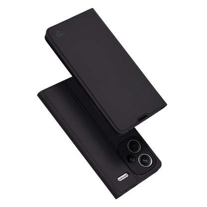 Hülle für Xiaomi Redmi Note 13 Pro+, Techsuit, Magskin Book, Schwarz