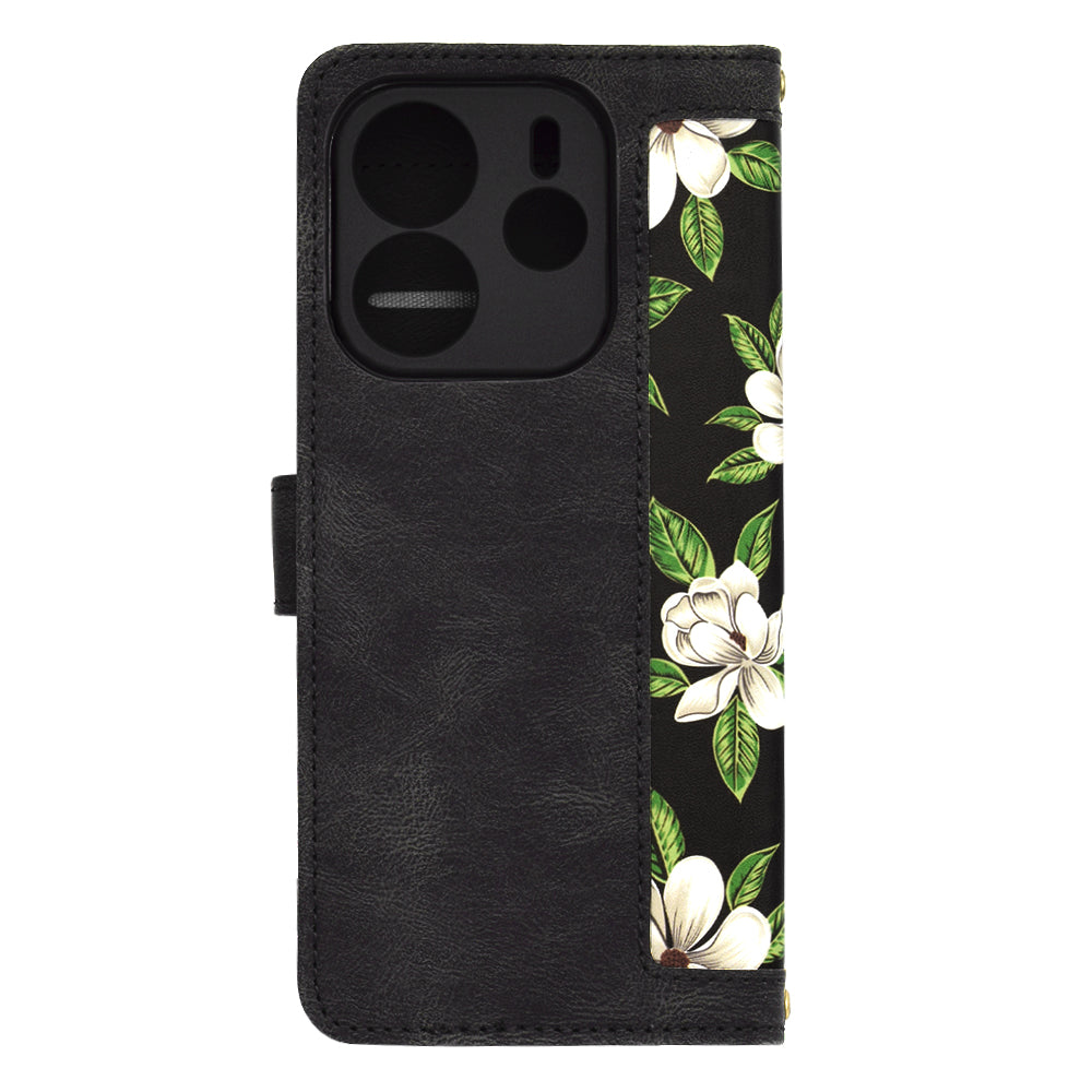 Coque pour Xiaomi Redmi Note 14 4G (Régional), Techsuit, FlipCraft, Noire