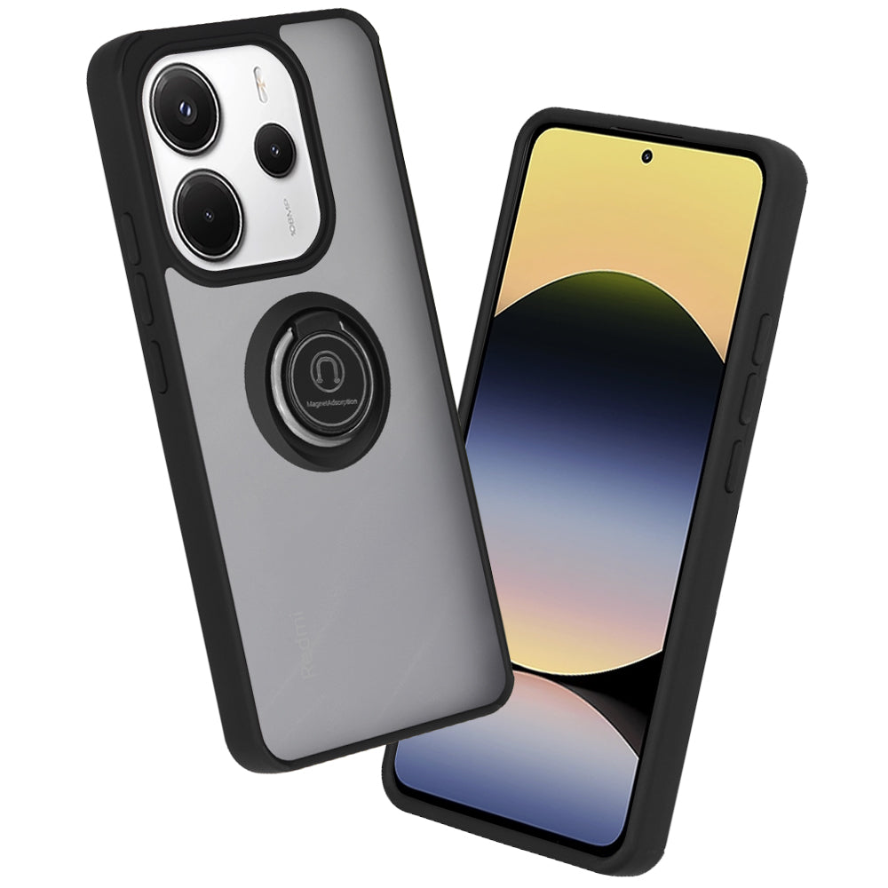 Coque pour Xiaomi Redmi Note 14 4G (Régional), Techsuit, Glinth, Noire