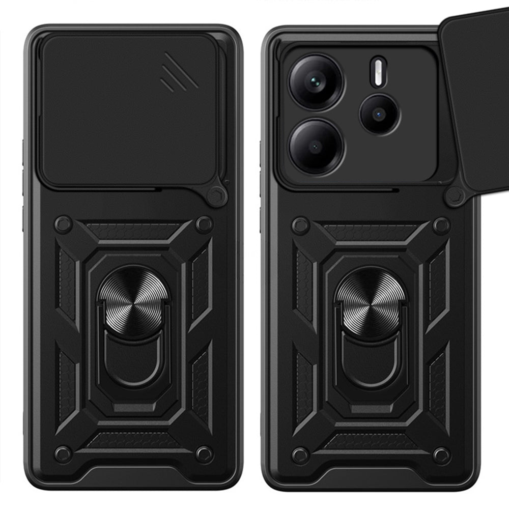 Hülle für Xiaomi Redmi Note 14 4G (Standard), Techsuit, CamShield, Blau