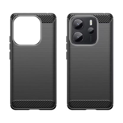 Coque pour Xiaomi Redmi Note 14 4G (Standard), Techsuit, Carbone, Bleue