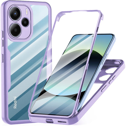 Coque pour Xiaomi Redmi Note 14 4G (Standard), Techsuit, ColorVerse 360, Violet