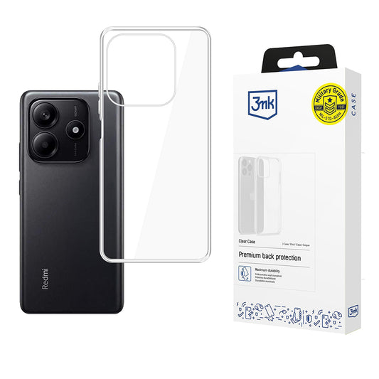 Hülle für Xiaomi Redmi Note 14 5G, 3MK, Clear, Transparent