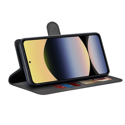 Hülle für Xiaomi Redmi Note 14 5G, Techsuit, Diary Book, Schwarz