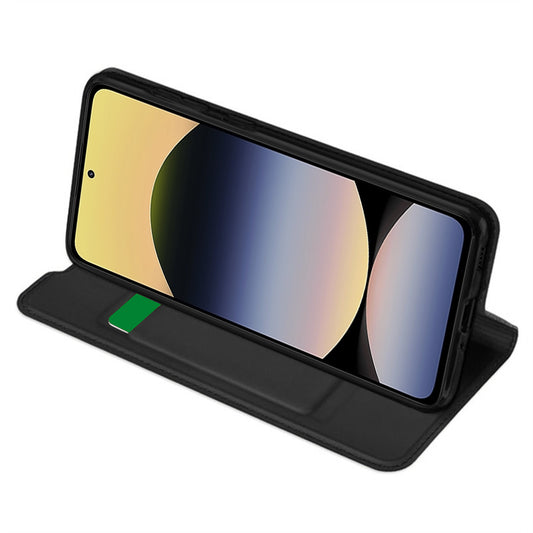 Coque pour Xiaomi Redmi Note 14 5G, Techsuit, Magskin Book, Noire