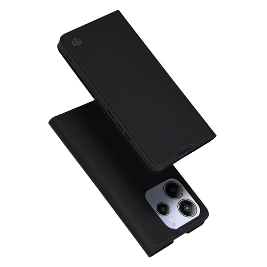 Coque pour Xiaomi Redmi Note 14 5G, Techsuit, Magskin Book, Noire