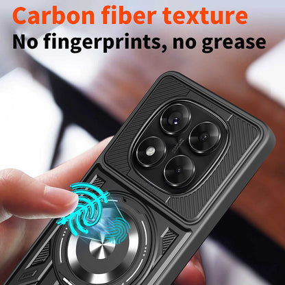 Coque pour Xiaomi Redmi Note 14 Pro+ 5G / Note 14 Pro 5G / Poco X7, Techsuit, RuggedCam, Violet