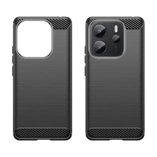 Coque pour Xiaomi Redmi Note 14S, Techsuit, Carbone, Noire