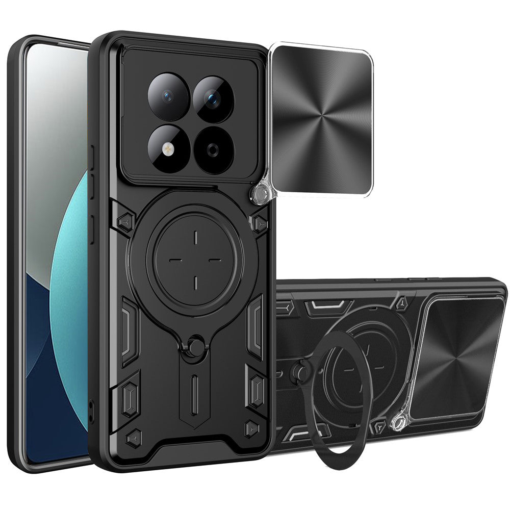 Case for Xiaomi Redmi Note 15 Pro 4G, Techsuit, CamGuard Pro, Black