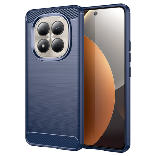 Étui pour Xiaomi Redmi Note 15 Pro 4G, Techsuit, Carbone, Bleu