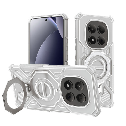 Étui pour Xiaomi Redmi Note 15 Pro 4G, Techsuit, Carbon Shield Pro, Blanc.