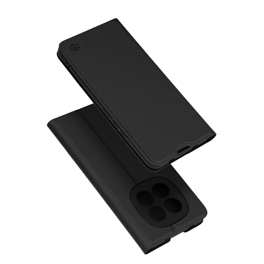 Étui pour Xiaomi Redmi Note 15 Pro 4G, Techsuit, Magskin Book, Noir