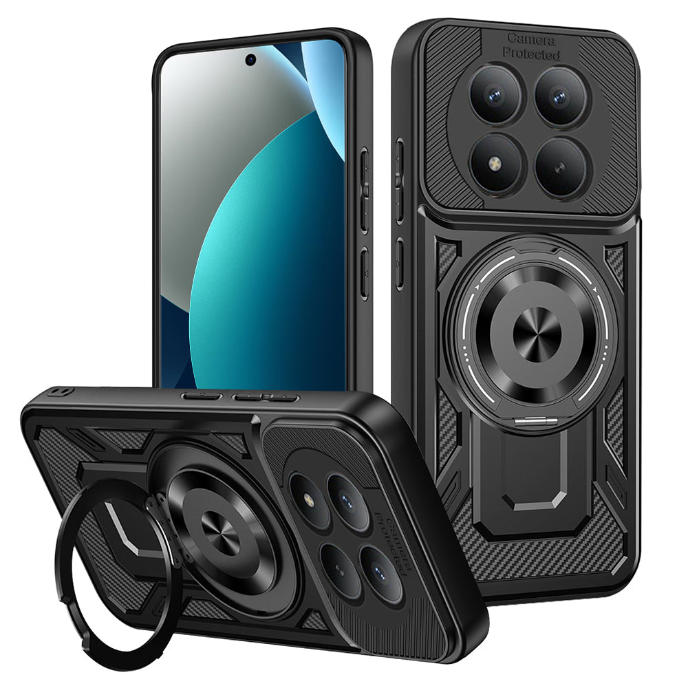 Étui pour Xiaomi Redmi Note 15 Pro 4G, Techsuit, RuggedCam, Noir