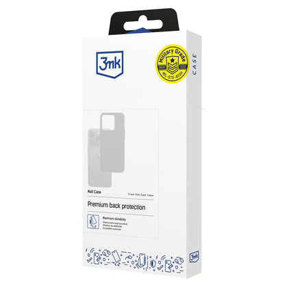 Hülle für Xiaomi Redmi Note 15 Pro 5G, 3MK, Matt Schwarz