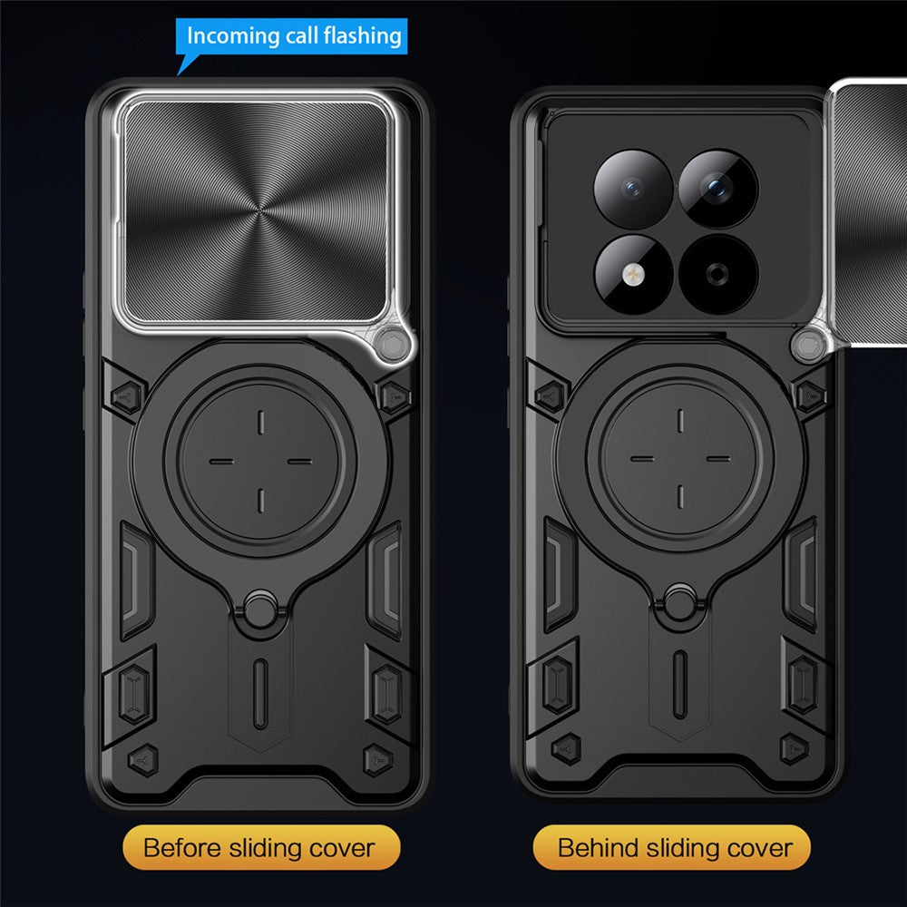 Étui pour Xiaomi Redmi Note 15 Pro 5G, Techsuit, CamGuard Pro, Rose Doré