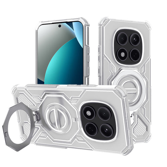 Étui pour Xiaomi Redmi Note 15 Pro 5G, Techsuit, Carbon Shield Pro, Blanc