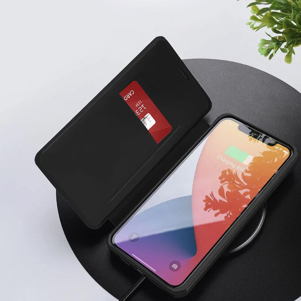 Étui pour Xiaomi Redmi Note 15 Pro 5G, Techsuit, Magskin Book, Noir