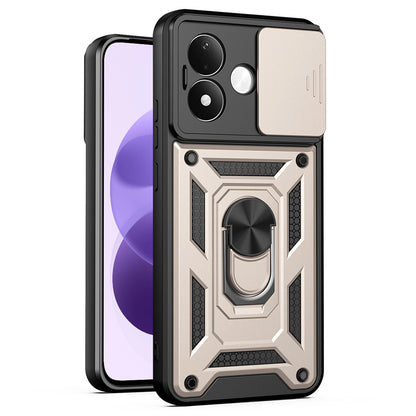 Coque pour Xiaomi Redmi Note 17 4G / Note 17 5G, Techsuit, CamShield, dorée