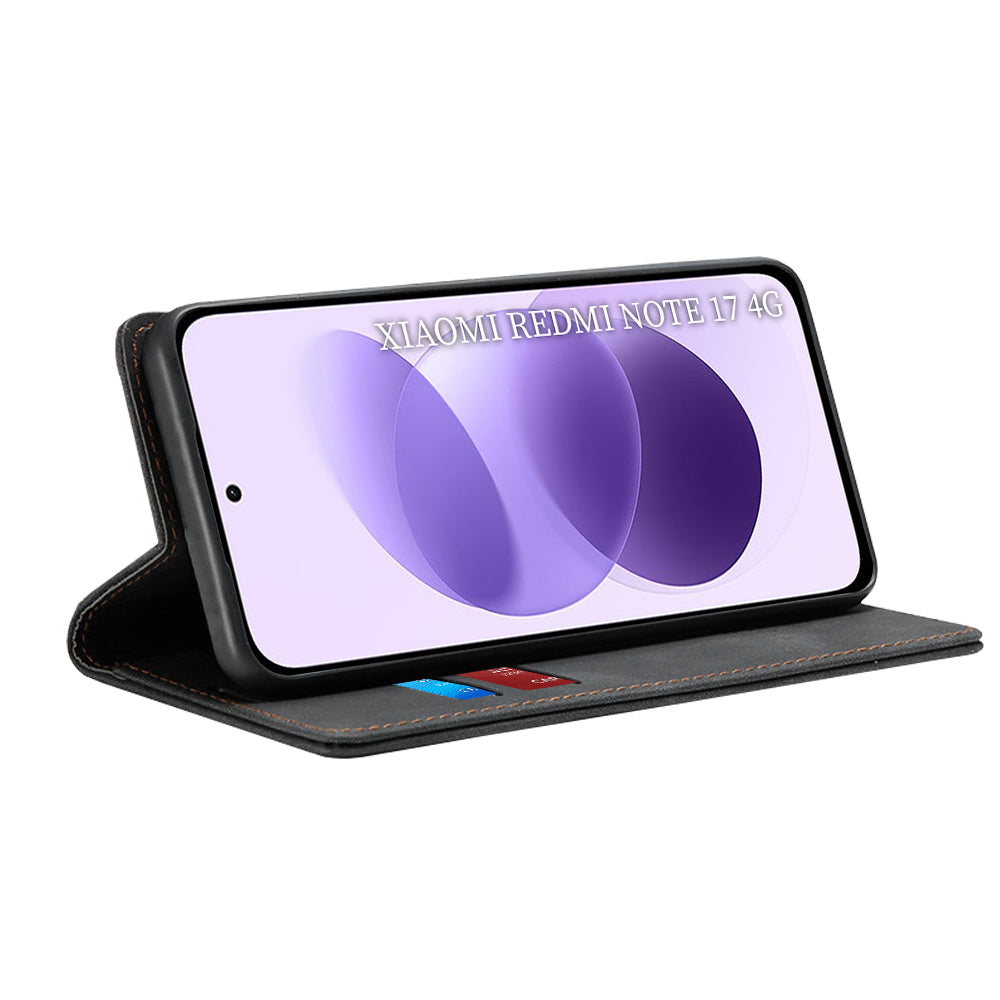 Hülle für Xiaomi Redmi Note 17 4G / Note 17 5G, Techsuit, Confy, Schwarz