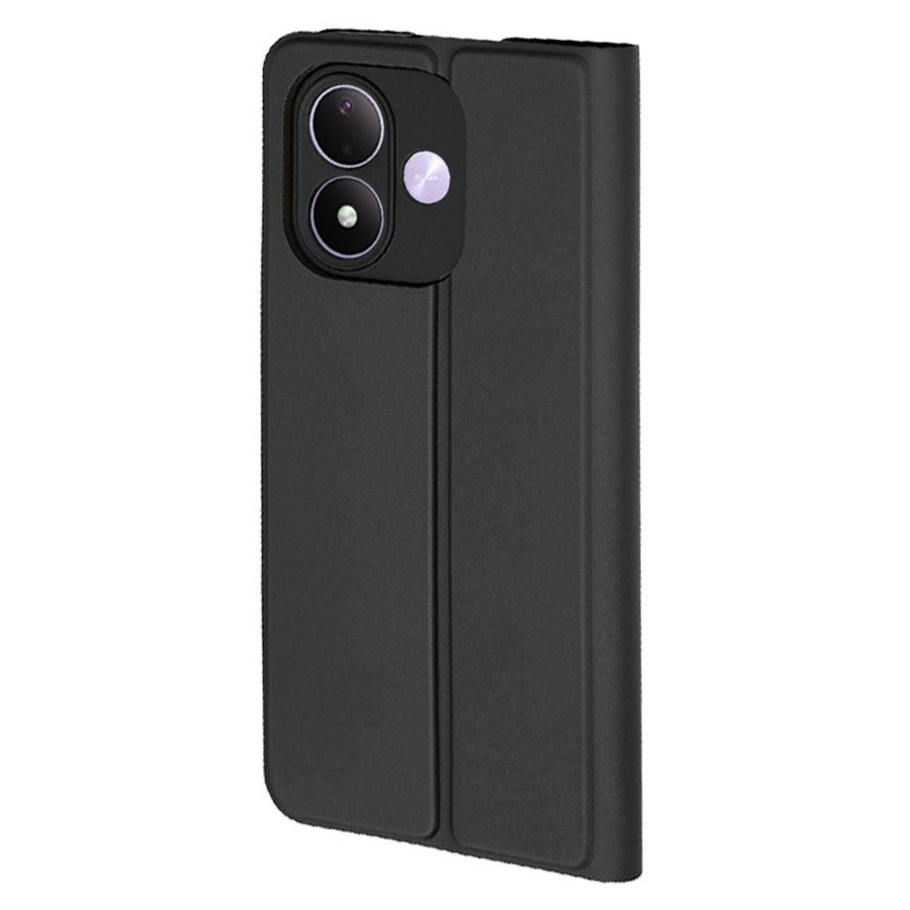 Hülle für Xiaomi Redmi Note 17 4G / Note 17 5G, Techsuit, Magskin Book, Schwarz
