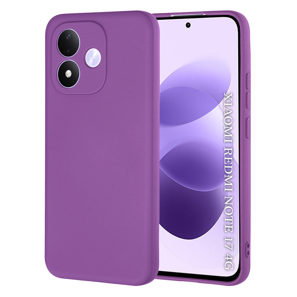 Hülle für Xiaomi Redmi Note 17 4G / Note 17 5G, Techsuit, SoftFlex, Lila