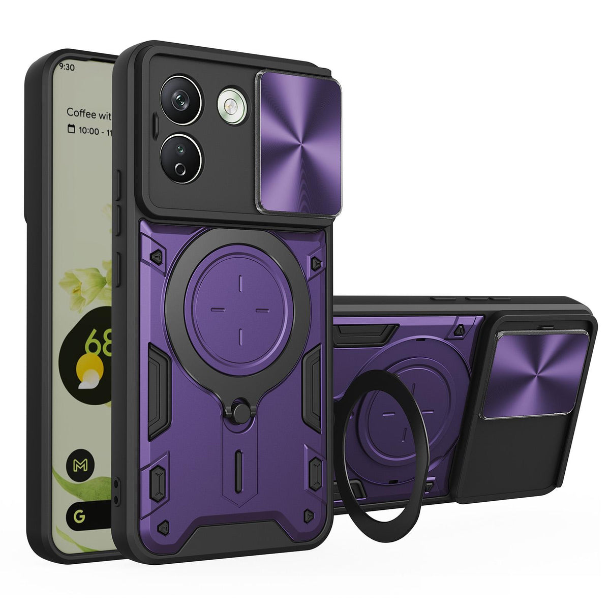 Coque pour Xiaomi Redmi Note 17 Pro Max, Techsuit, CamGuard Pro, violette