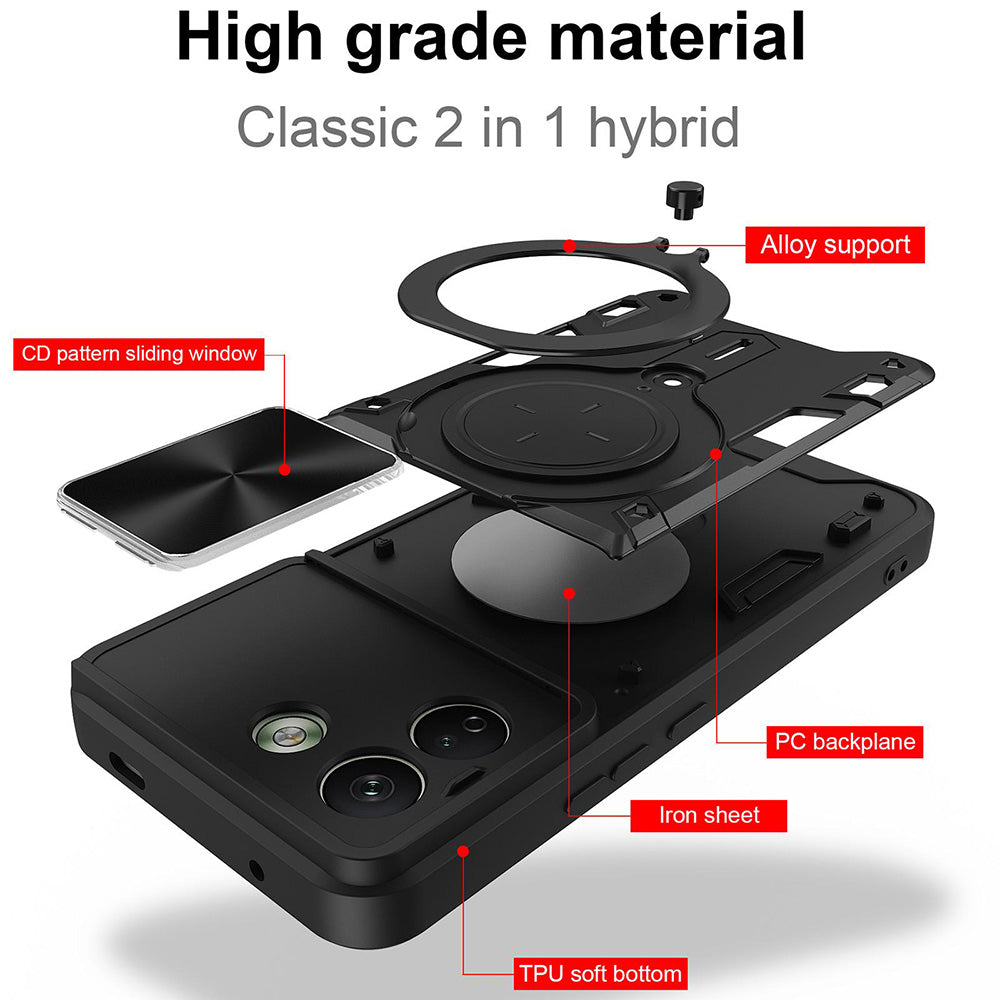 Coque pour Xiaomi Redmi Note 17 Pro Max, Techsuit, CamGuard Pro, noire
