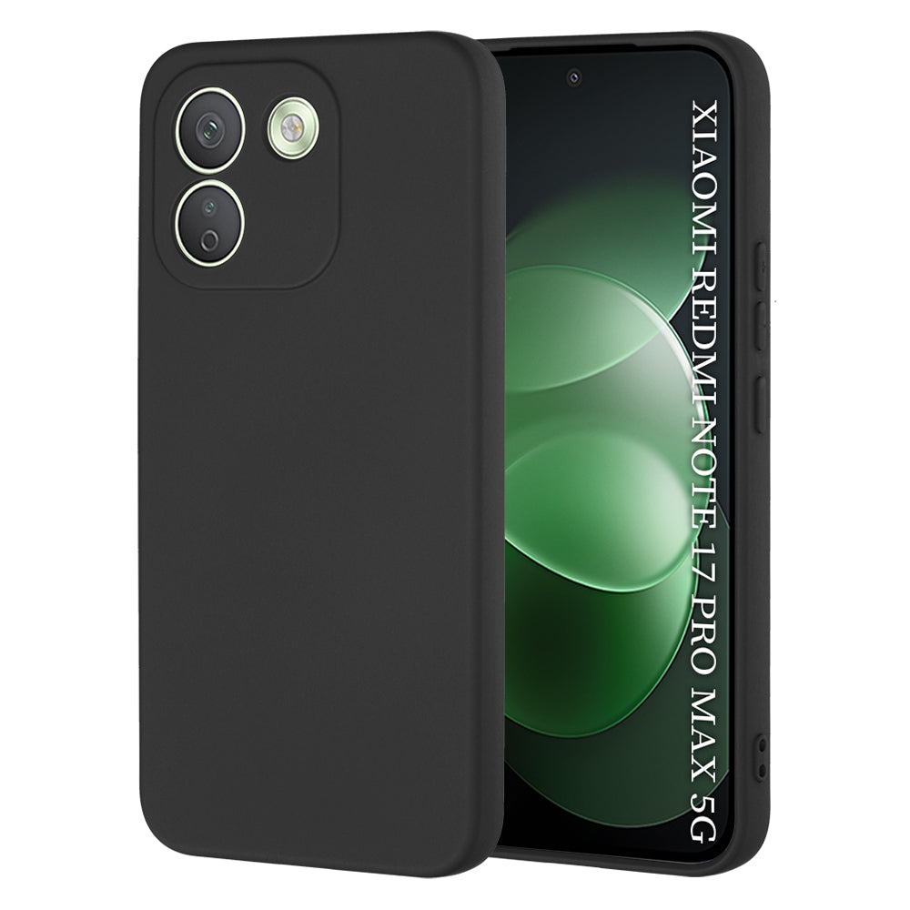 Case for Xiaomi Redmi Note 17 Pro Max, Techsuit, SoftFlex, Black