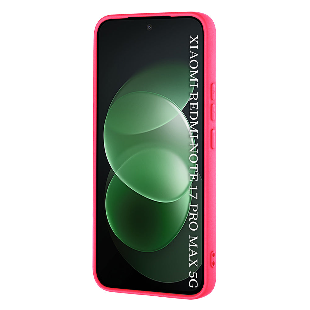 Coque pour Xiaomi Redmi Note 17 Pro Max, Techsuit, SoftFlex, rose foncé