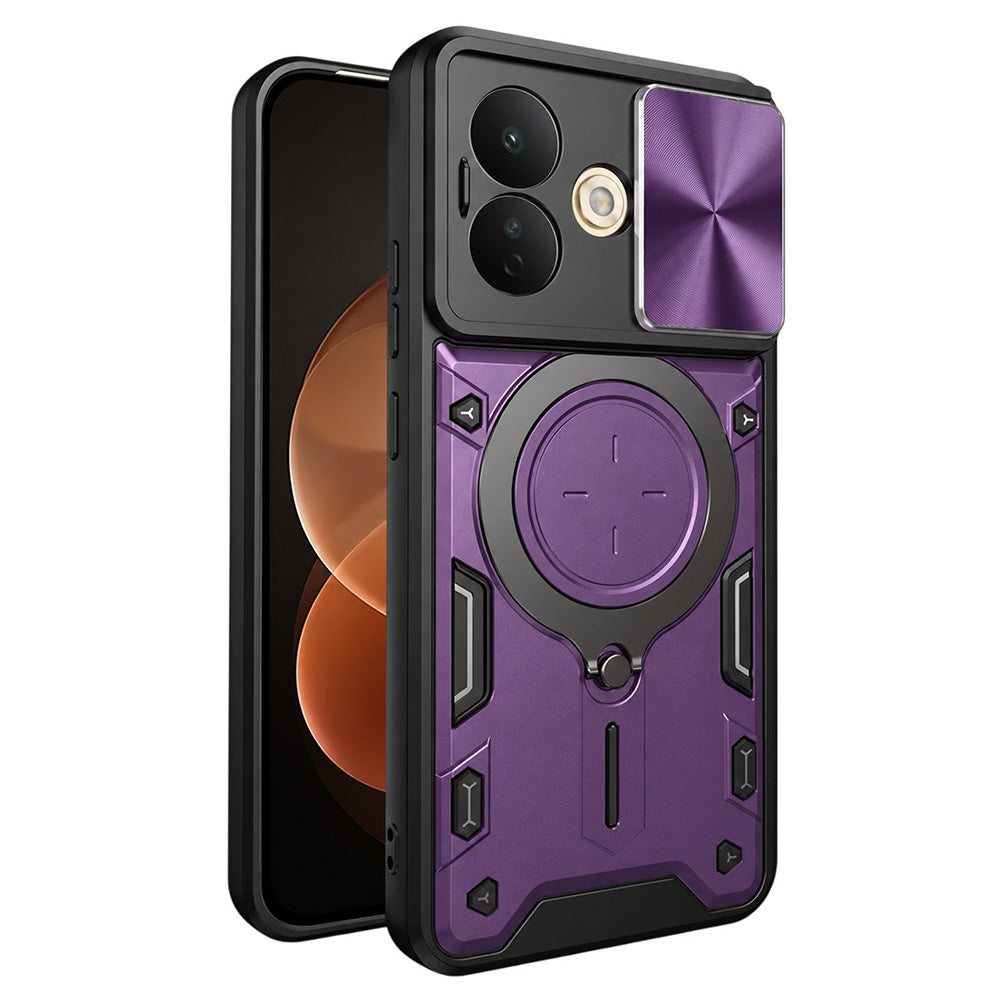 Hülle für Xiaomi Redmi Note 17 Pro, Techsuit, CamGuard Pro, Lila
