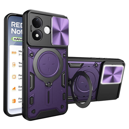Hülle für Xiaomi Redmi Note 17 Pro, Techsuit, CamGuard Pro, Lila