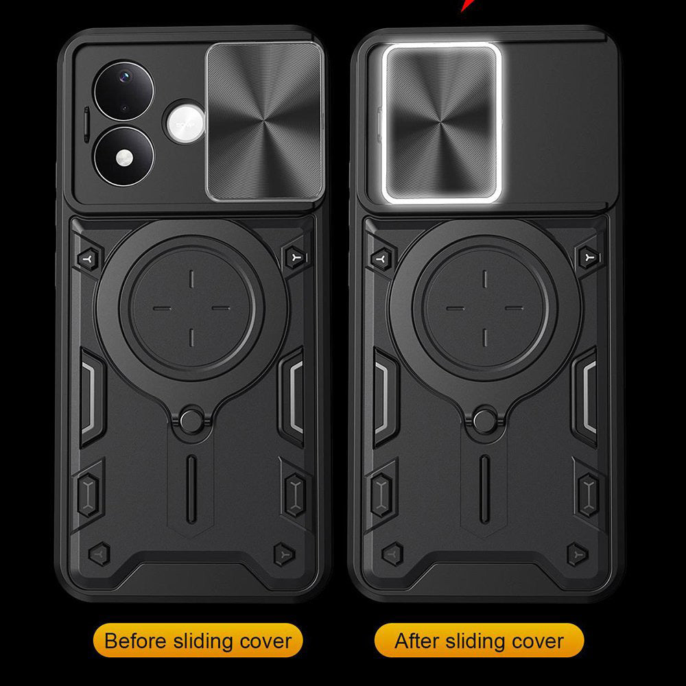 Hülle für Xiaomi Redmi Note 17 Pro, Techsuit, CamGuard Pro, Lila