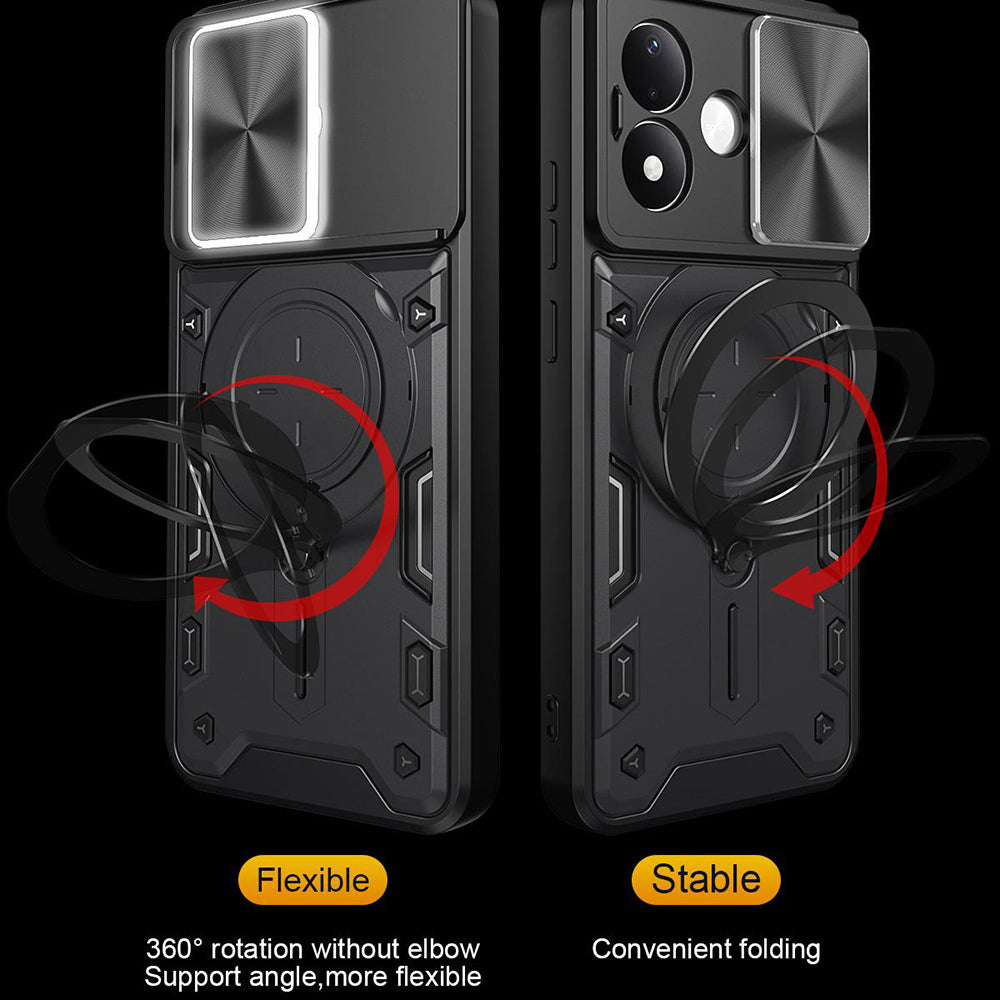 Coque pour Xiaomi Redmi Note 17 Pro, Techsuit, CamGuard Pro, noire