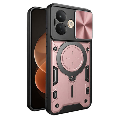 Coque pour Xiaomi Redmi Note 17 Pro, Techsuit, CamGuard Pro, rose doré