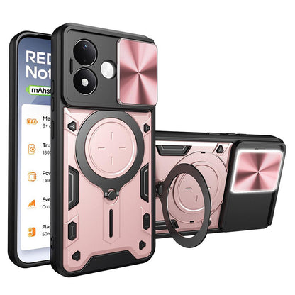 Coque pour Xiaomi Redmi Note 17 Pro, Techsuit, CamGuard Pro, rose doré