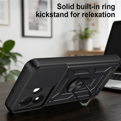 Coque pour Xiaomi Redmi Note 17 Pro, Techsuit, CamShield, noire