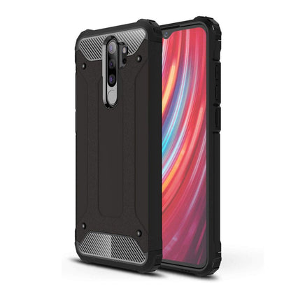 Coque pour Xiaomi Redmi Note 8 Pro, Techsuit, Hybrid Armor, Noire