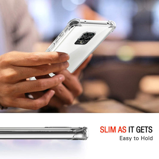 Coque pour Xiaomi Redmi Note 9S / Note 9 Pro / Note 9 Pro Max, Techsuit, Anti-choc Claire, Transparente