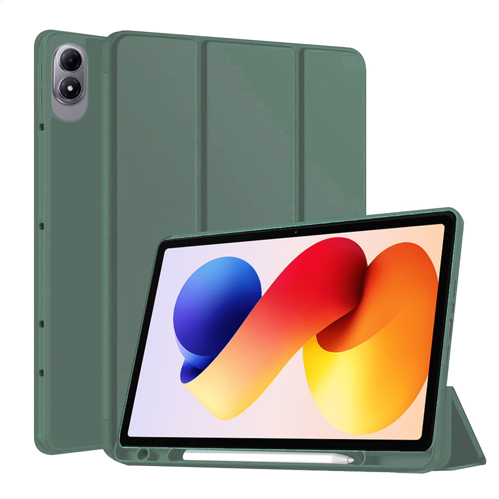 Étui pour Xiaomi Redmi Pad 2 Pro, Techsuit, Flex Trifold, Vert