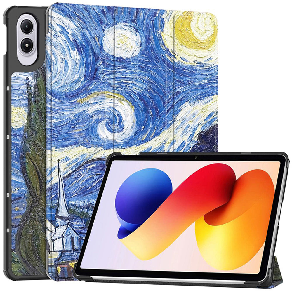 Hülle für Xiaomi Redmi Pad 2 Pro, Techsuit, FoldPro Starry Night, Mehrfarbig