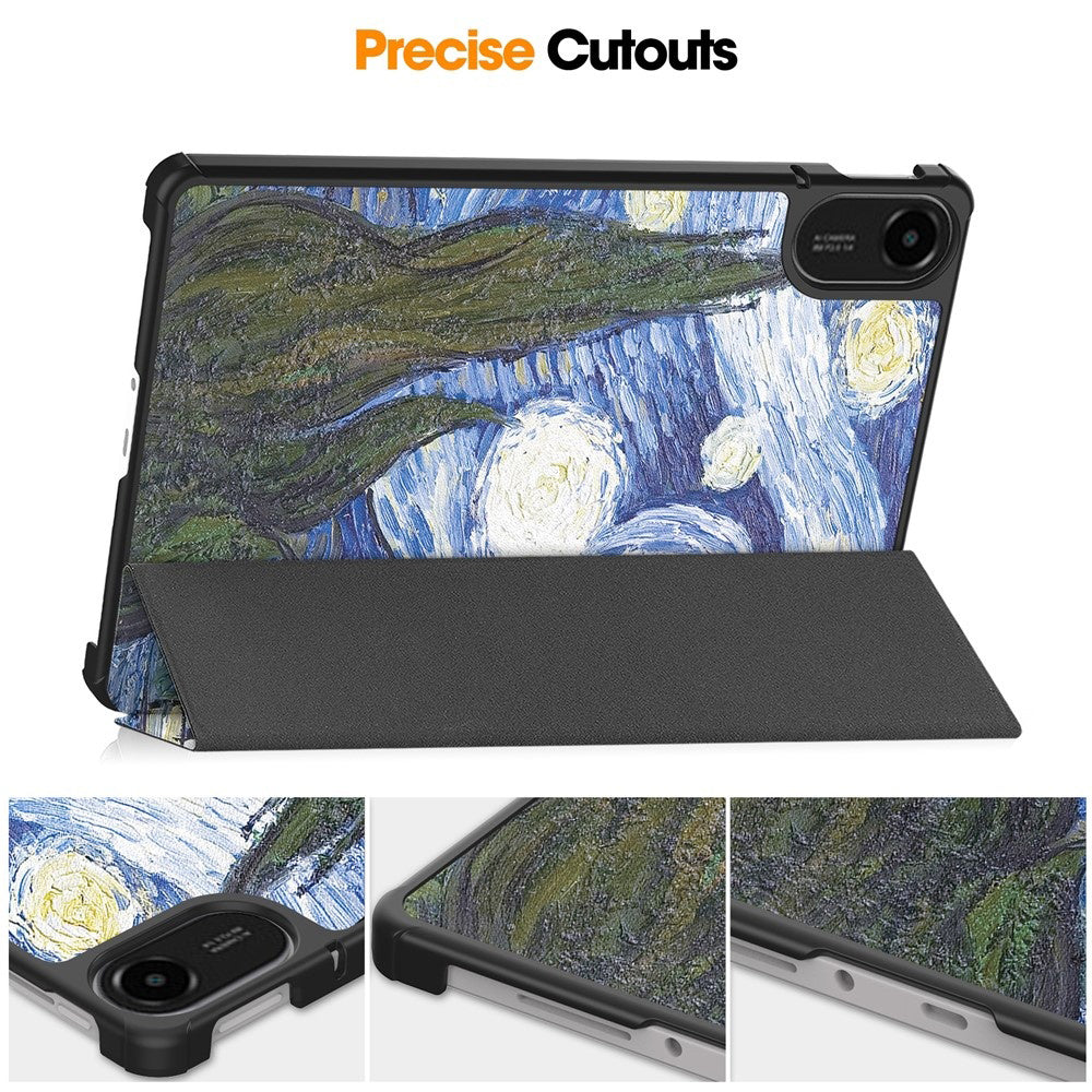 Hülle für Xiaomi Redmi Pad 2 Pro, Techsuit, FoldPro Starry Night, Mehrfarbig