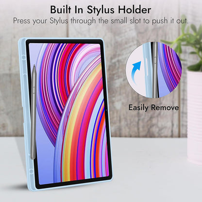 Hülle für Xiaomi Redmi Pad Pro / Pad / Pad Pro 5G, Techsuit, Flex Trifold, Blau