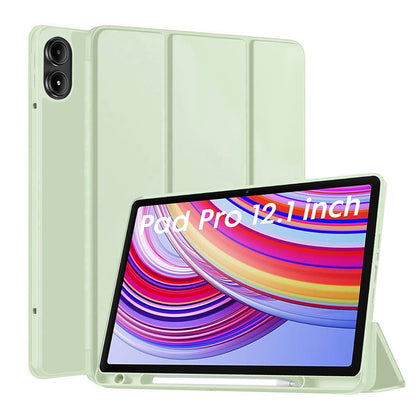 Hülle für Xiaomi Redmi Pad Pro / Pad / Pad Pro 5G, Techsuit, Flex Trifold, Matcha Grün