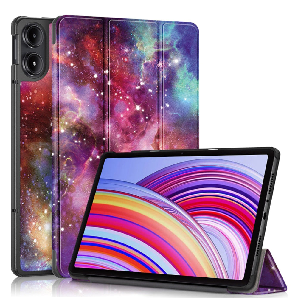 Coque pour Xiaomi Redmi Pad Pro / Pad / Pad Pro 5G, Techsuit, FoldPro Galaxy, Multicolore