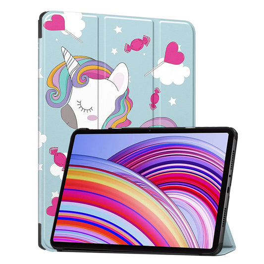 Coque pour Xiaomi Redmi Pad Pro / Pad / Pad Pro 5G, Techsuit, FoldPro Unicorn, Multicolore