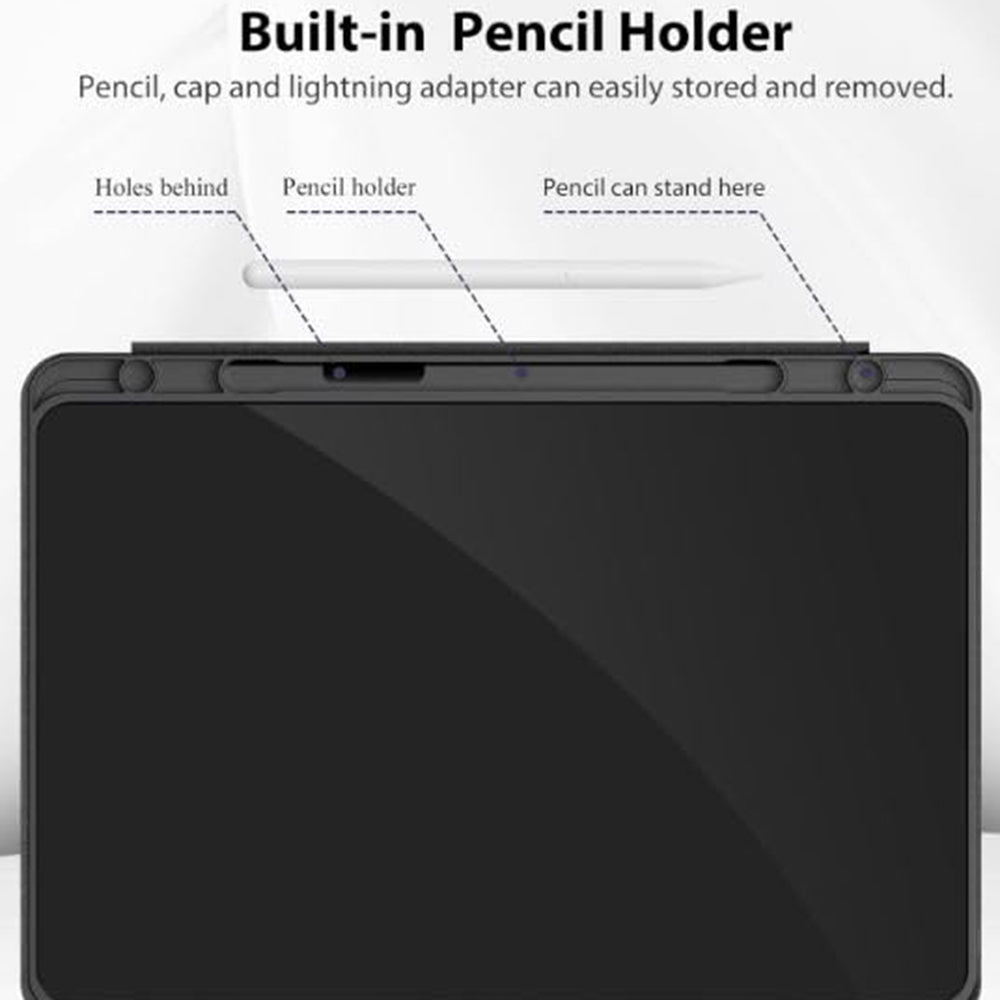 Hülle für Xiaomi Redmi Pad SE 8.7, Techsuit, Flex Trifold, Schwarz