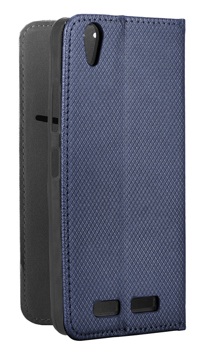 Coque pour Samsung Galaxy A22 5G A226, OEM, Smart Magnet, Bleu marine